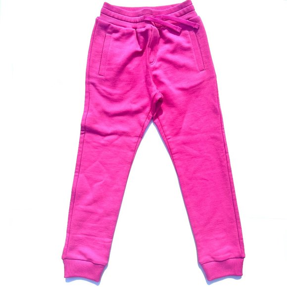 NWT Authentic Kids Dolce & Gabbana Pink  Sweat Pants Joggers 7/8 - Picture 1 of 9